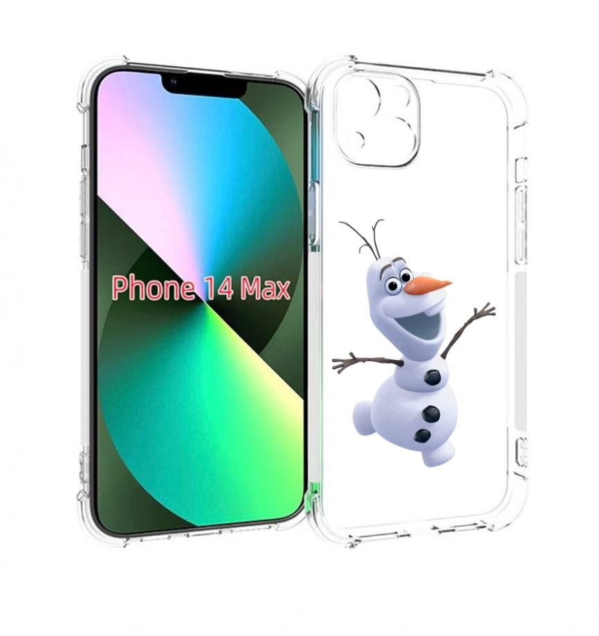 

Чехол MyPads Олаф-холодное-сердце для iPhone 14 Plus (6.7), Прозрачный, Tocco