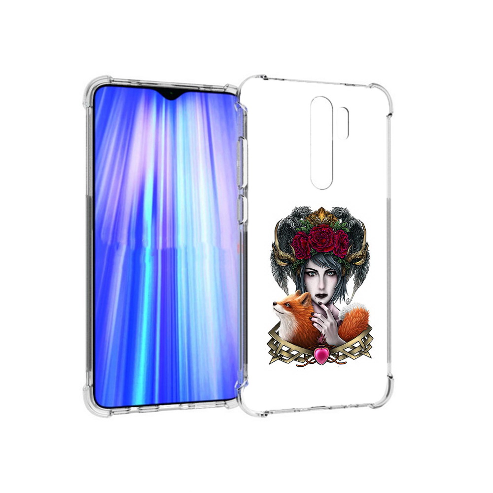 

Чехол MyPads Tocco для Xiaomi Redmi Note 8 Pro девушка с лисой (PT135544.276.314), Прозрачный, Tocco