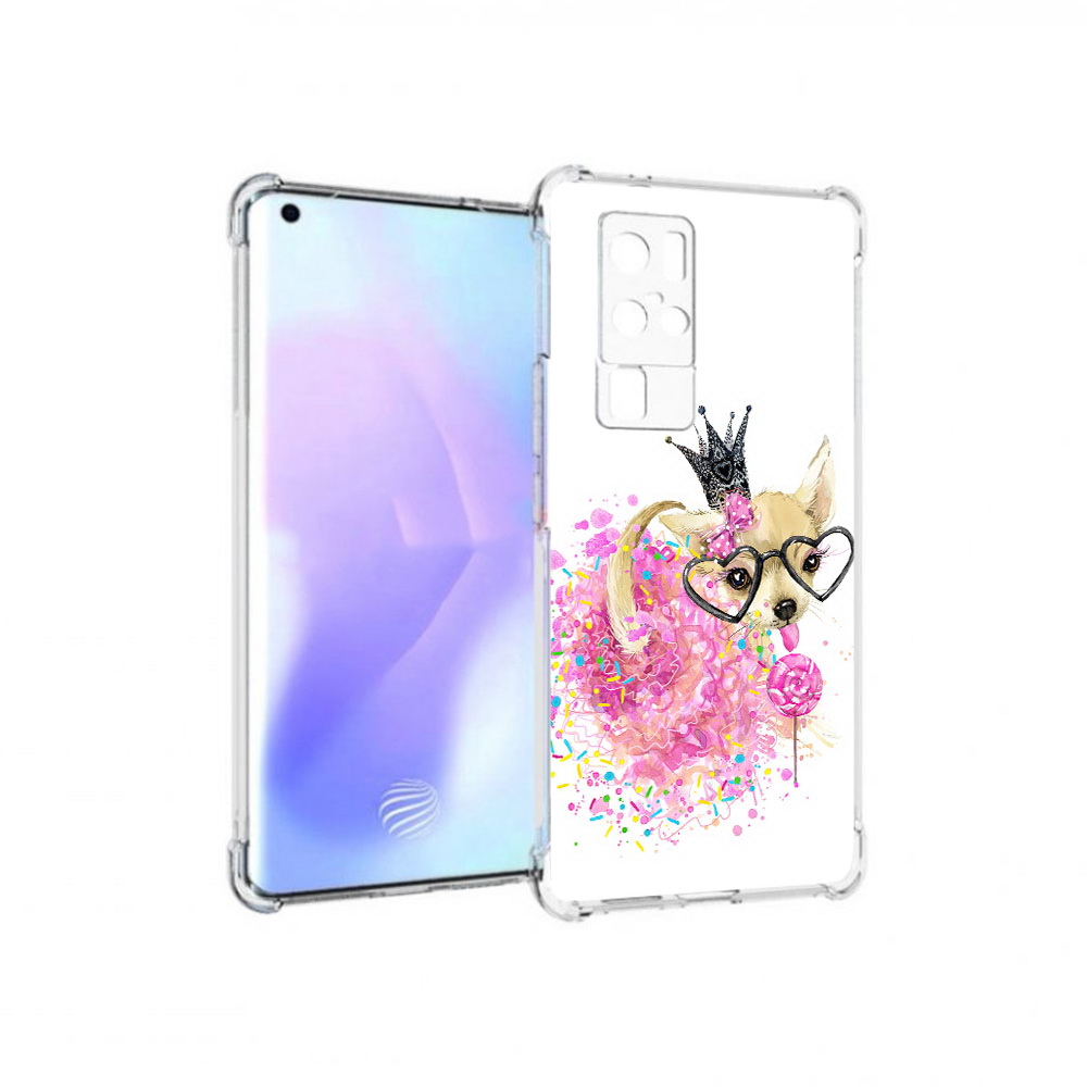 

Чехол MyPads Tocco для Vivo X50 Pro сладкая принцесса (PT226970.404.606), Прозрачный, Tocco