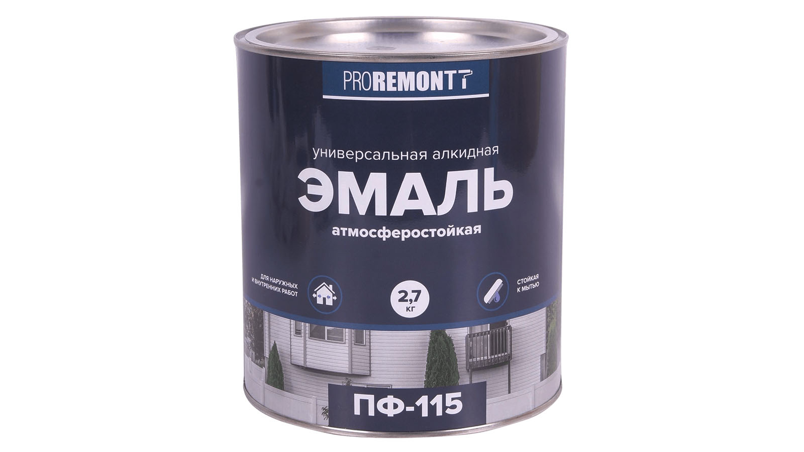 Эмаль PROREMONTT ПФ-115 серая 2.7кг