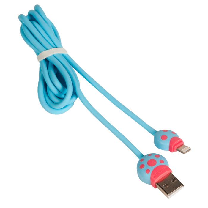 Кабель USB JOYROOM S-L124 для Lightning, 2.4A, длина 1.2м, синий