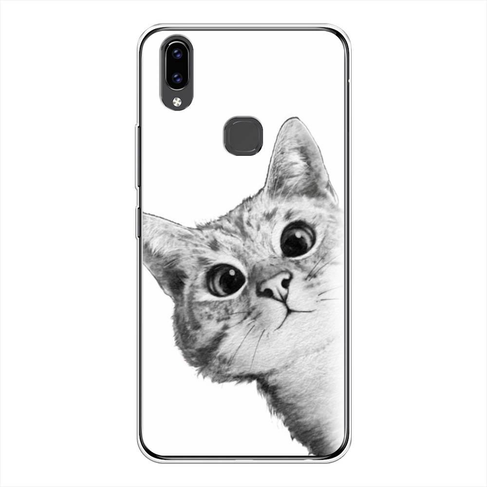 

Чехол Awog на Vivo V9 "Кот рисунок черно-белый", Разноцветный, 260150-1