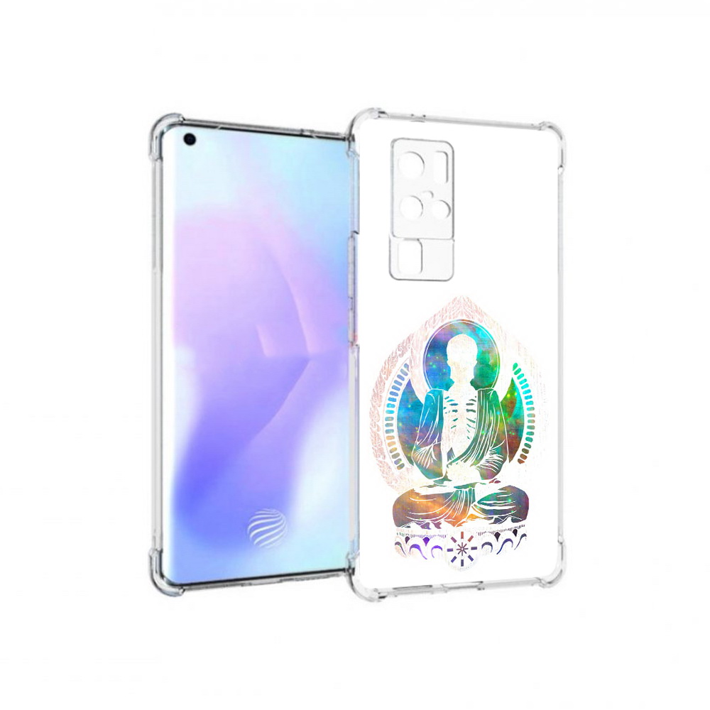 

Чехол MyPads Tocco для Vivo X50 Pro умный скелет (PT226970.404.653), Прозрачный, Tocco