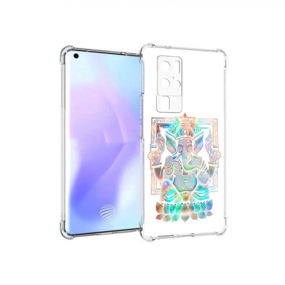 

Чехол MyPads Tocco для Vivo X50 Pro умный слон (PT226970.404.654), Прозрачный, Tocco