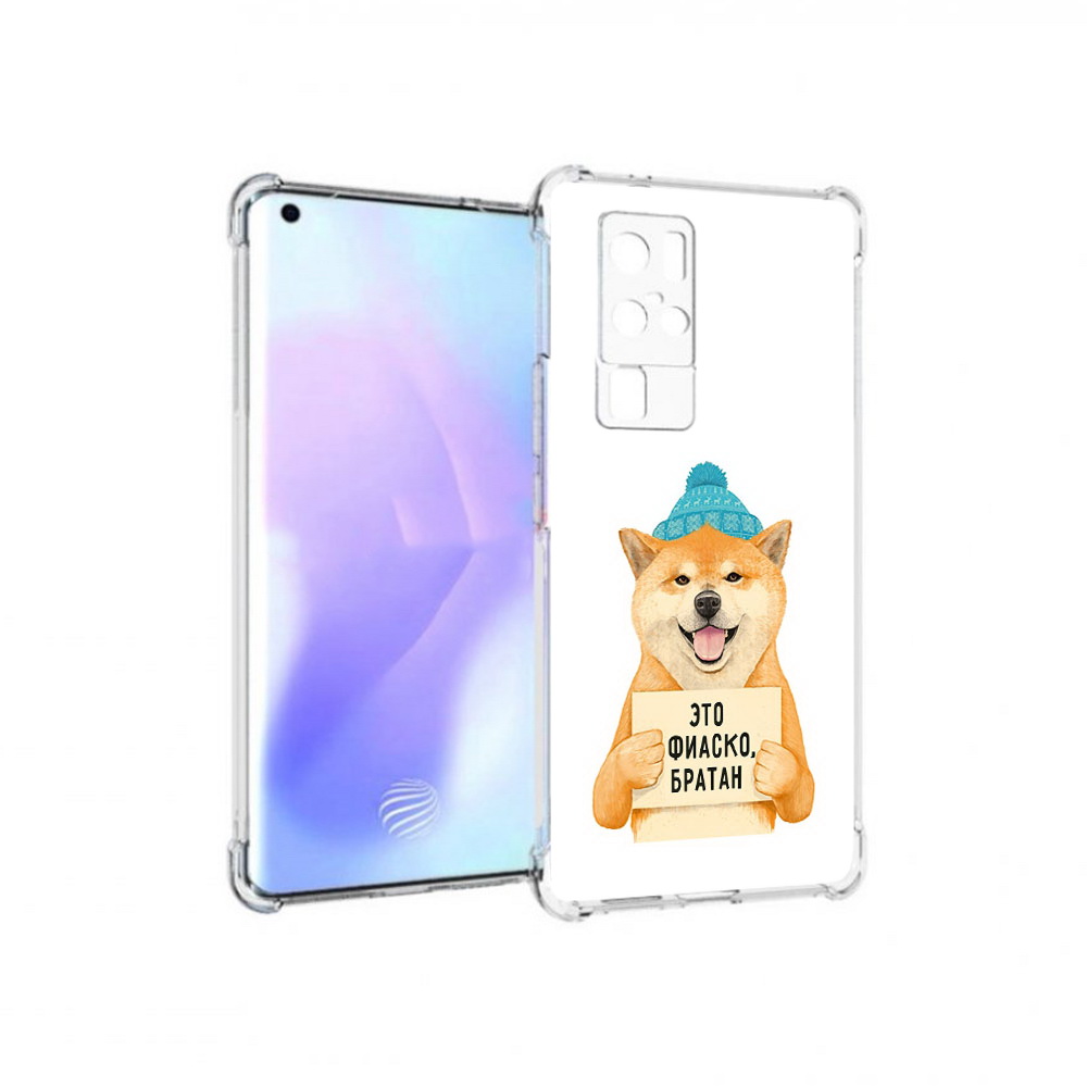 

Чехол MyPads Tocco для Vivo X50 Pro фиаско (PT226970.404.656), Прозрачный, Tocco