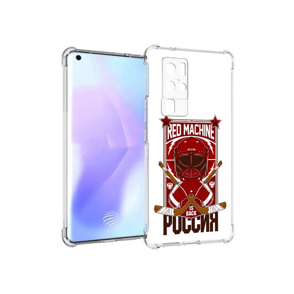 

Чехол MyPads Tocco для Vivo X50 Pro хоккей россия (PT226970.404.666), Прозрачный, Tocco