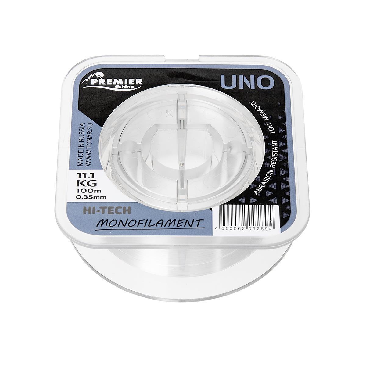 

Леска UNO 0,35mm/100m Clear Nylon (PR-U-C-035-100) Premier Fishing