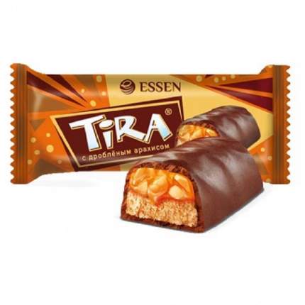 Конфеты TIRA mini (Тира мини) глазированные с дробленым арахисом, пакет 1 кг