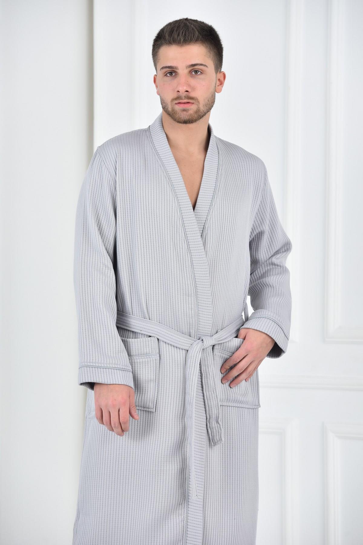 

Халат мужской Ecocotton EBRALS серый L (доставка из-за рубежа), EBRALS