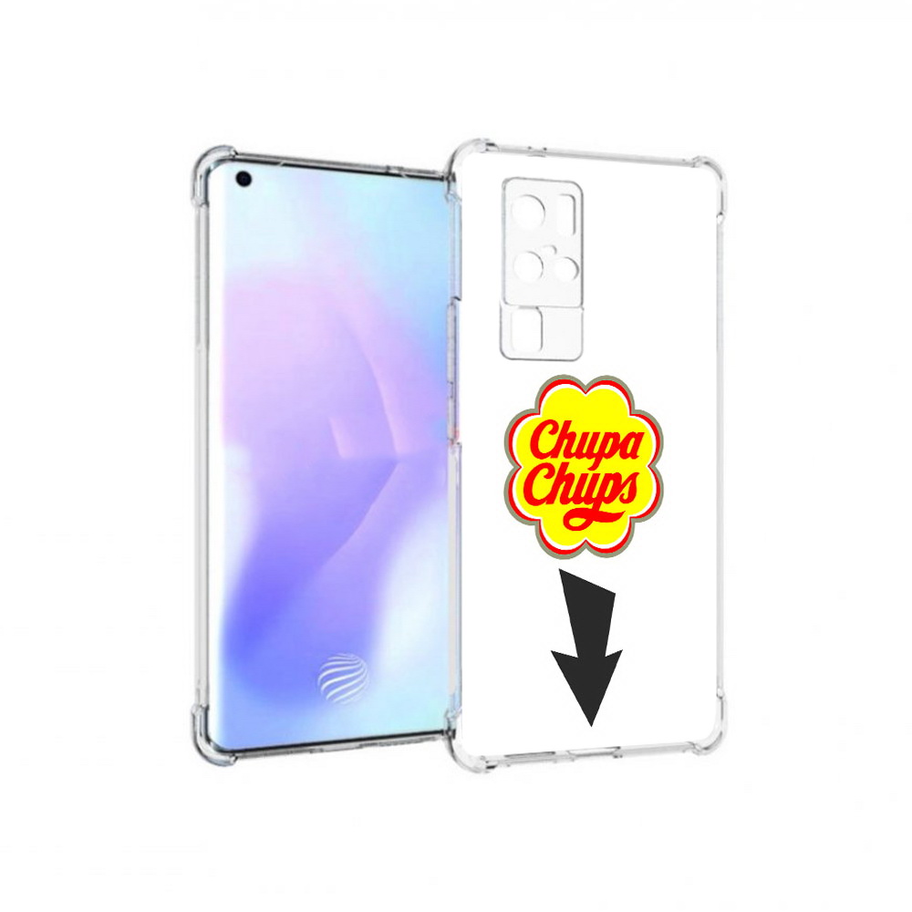 

Чехол MyPads Tocco для Vivo X50 Pro чупа чупс (PT226970.404.694), Прозрачный, Tocco