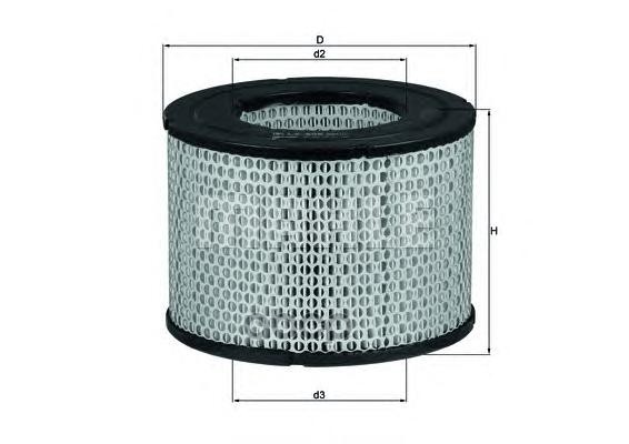 

Фильтр воздушный Mahle/Knecht lx606