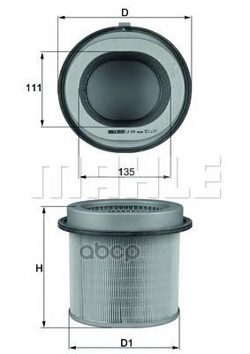 

Фильтр воздушный Mahle/Knecht lx670