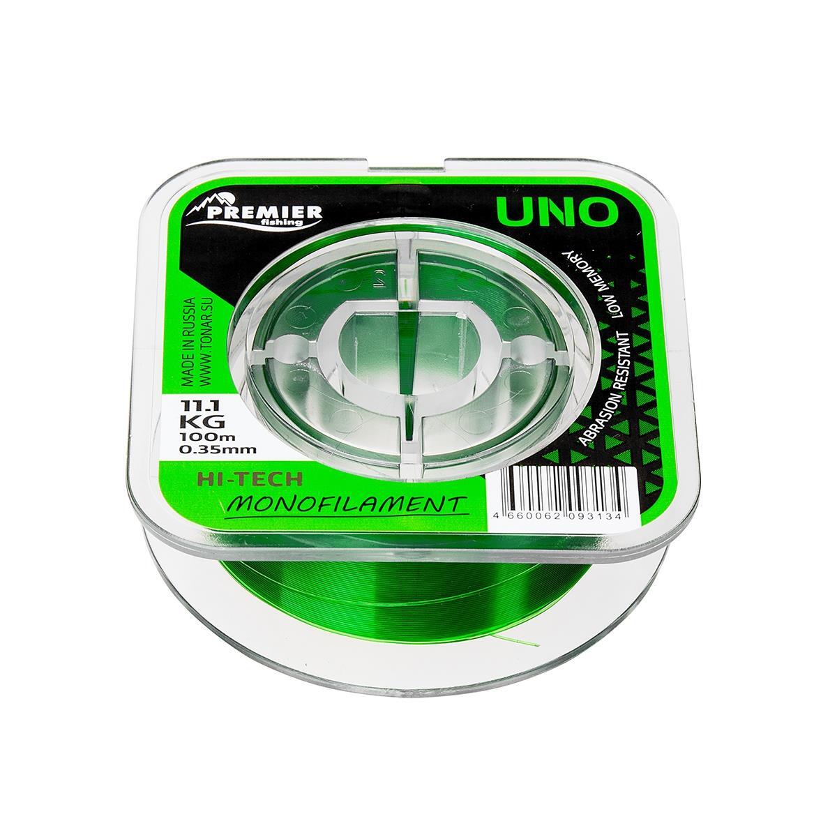 Леска UNO 0,35mm/100m Green Nylon (PR-U-G-035-100) Premier Fishing