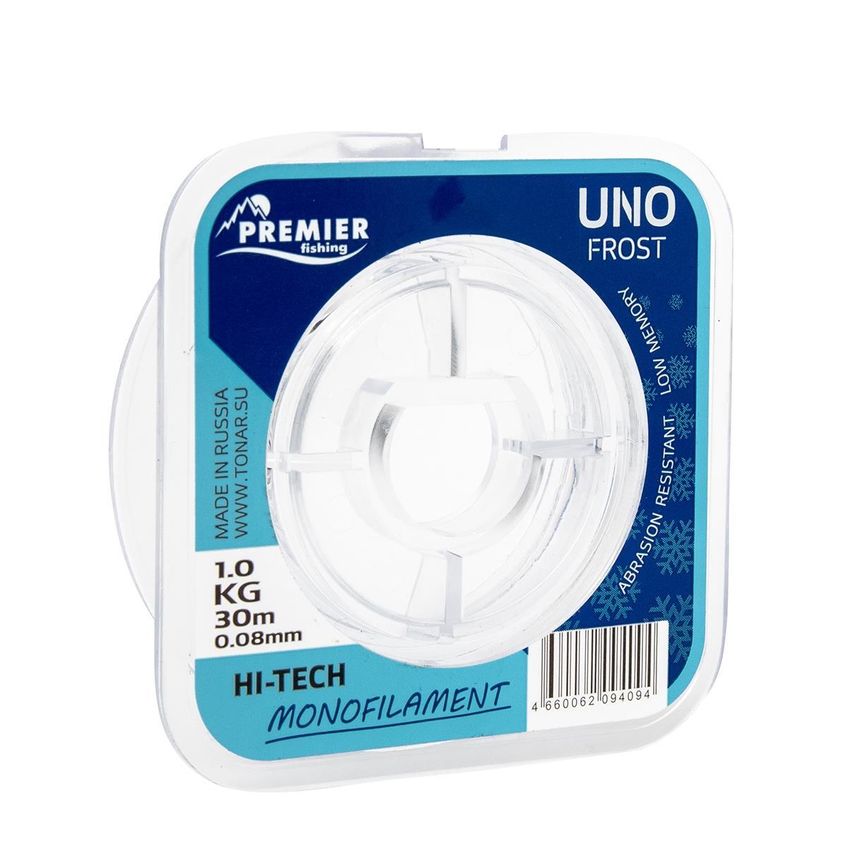 

Леска UNO FROST 0,08mm/30m Clear Nylon PREMIER fishing (PR-UF-T-008-30)