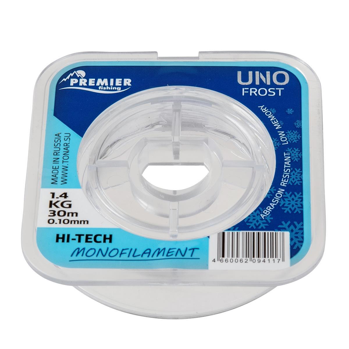 

Леска UNO FROST 0,10mm/30m Clear Nylon PREMIER fishing (PR-UF-T-010-30)