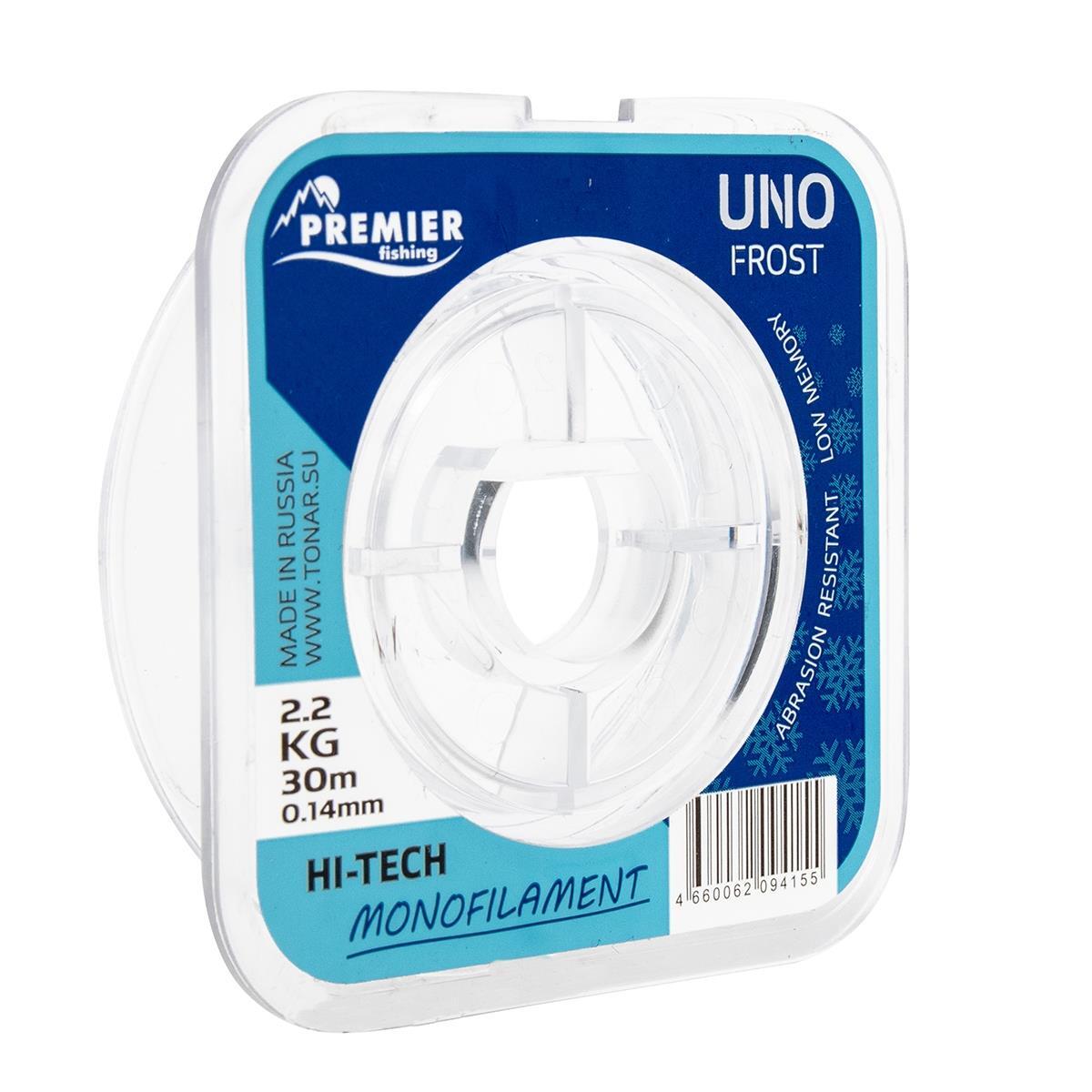 

Леска UNO FROST 0,14mm/30m Clear Nylon PREMIER fishing (PR-UF-T-014-30)