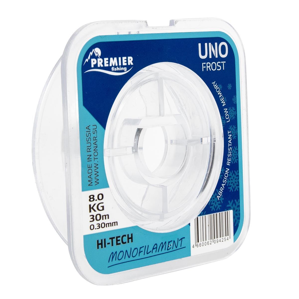 

Леска UNO FROST 0,30mm/30m Clear Nylon PREMIER fishing (PR-UF-T-030-30)