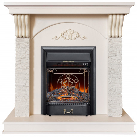 

Электрический камин RealFlame Corfino WT с Majestic Lux BL S, 305139