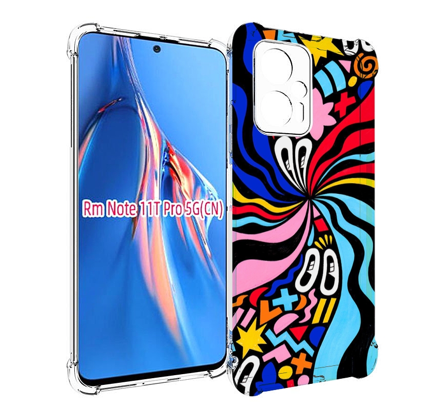 

Чехол MyPads волнистая-абстракция для Xiaomi Redmi Note 11T Pro / 11T Pro Plus / Poco X..., Прозрачный, Tocco