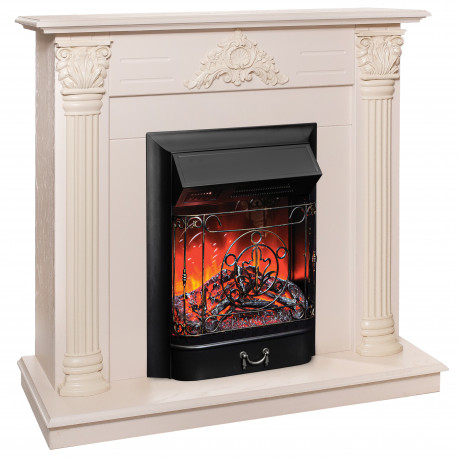 Электрический камин RealFlame Stefania WT с Majestic Lux BL S 305002