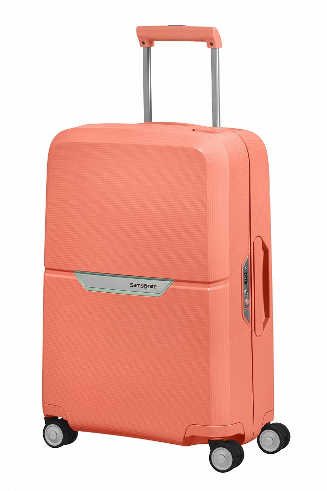 фото Чемодан унисекс samsonite ck6-90001 коралловый; 40х20х55 см