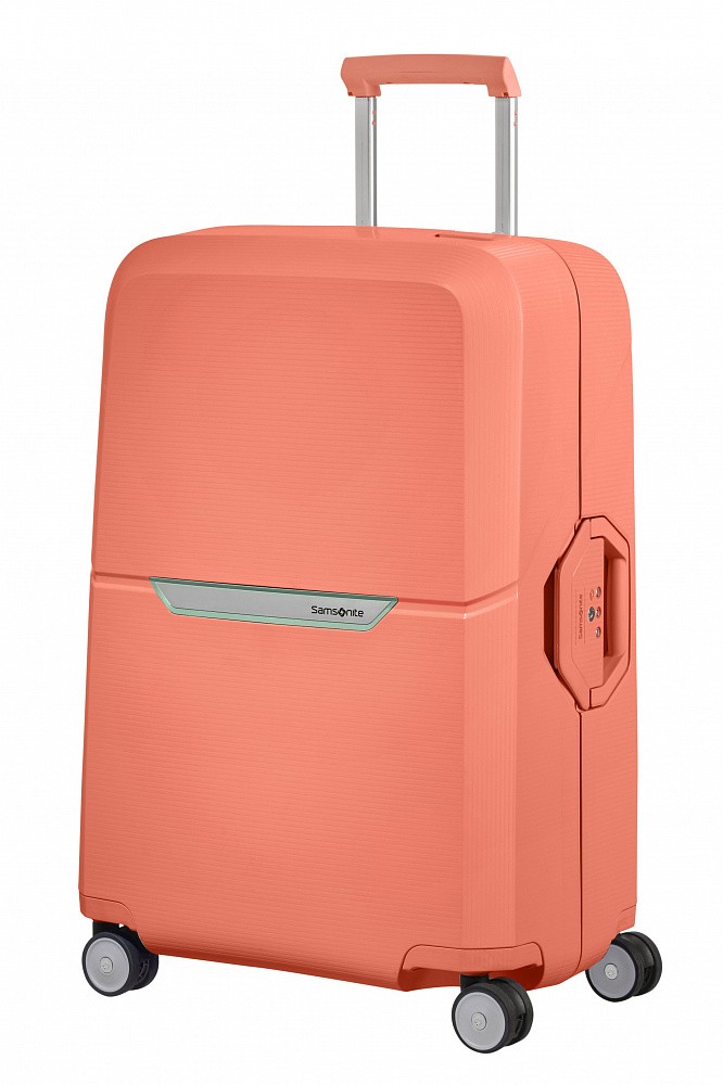 фото Чемодан унисекс samsonite ck6-90002 коралловый; 48х30х69 см