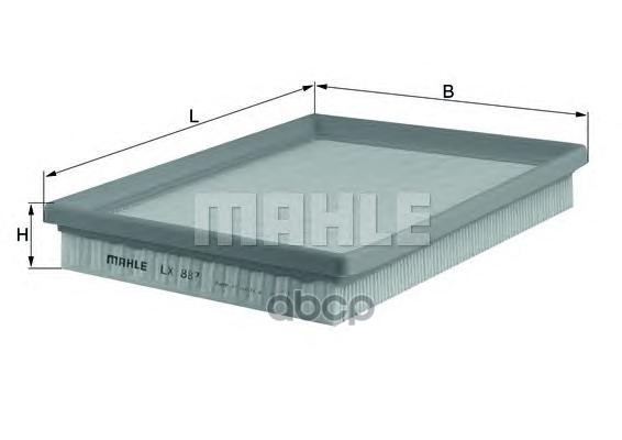

Фильтр воздушный Mahle/Knecht lx887
