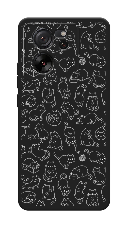 

Чехол Awog на Xiaomi 13T/13T Pro "Шкодливые котики", Прозрачный;бежевый, 319952-1