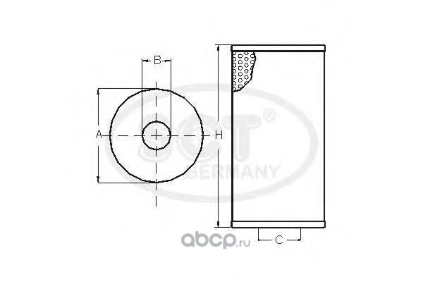 

SCT SH 4069 P Масляный фильтр SH4069P