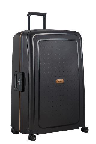 фото Чемодан унисекс samsonite cn0-09004 черный/eco black; 55х35х81 см