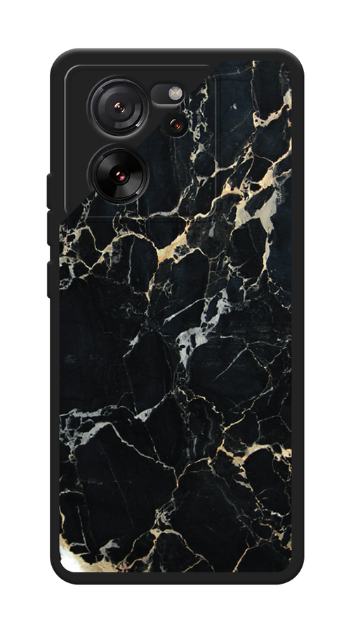

Чехол Awog на Xiaomi 13T/13T Pro "Черный мрамор уголок", Черный;золотистый, 319952-1