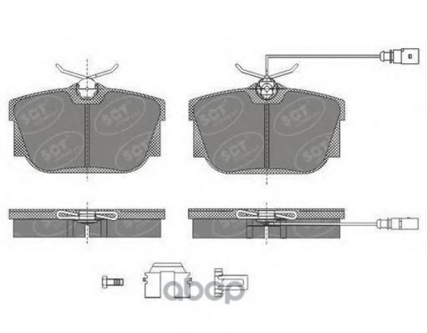 

Тормозные колодки SCT SP484