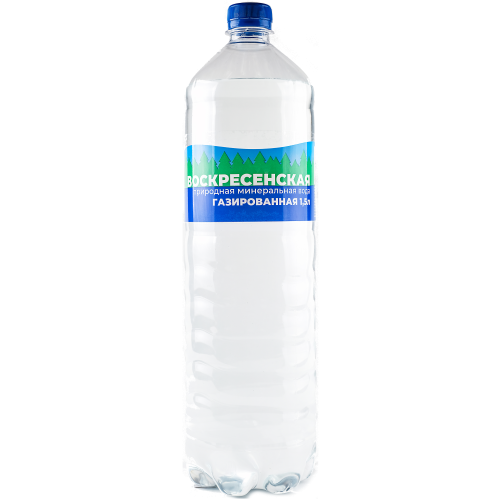 

Вода минеральная Воскресенская газированная 1,5 л