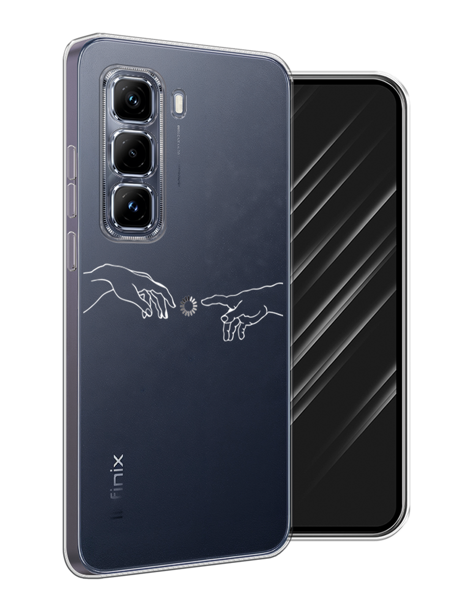 

Чехол Awog на Infinix Hot 50 Pro Plus "Загрузка творения", Белый;серый;прозрачный, 3107050-1