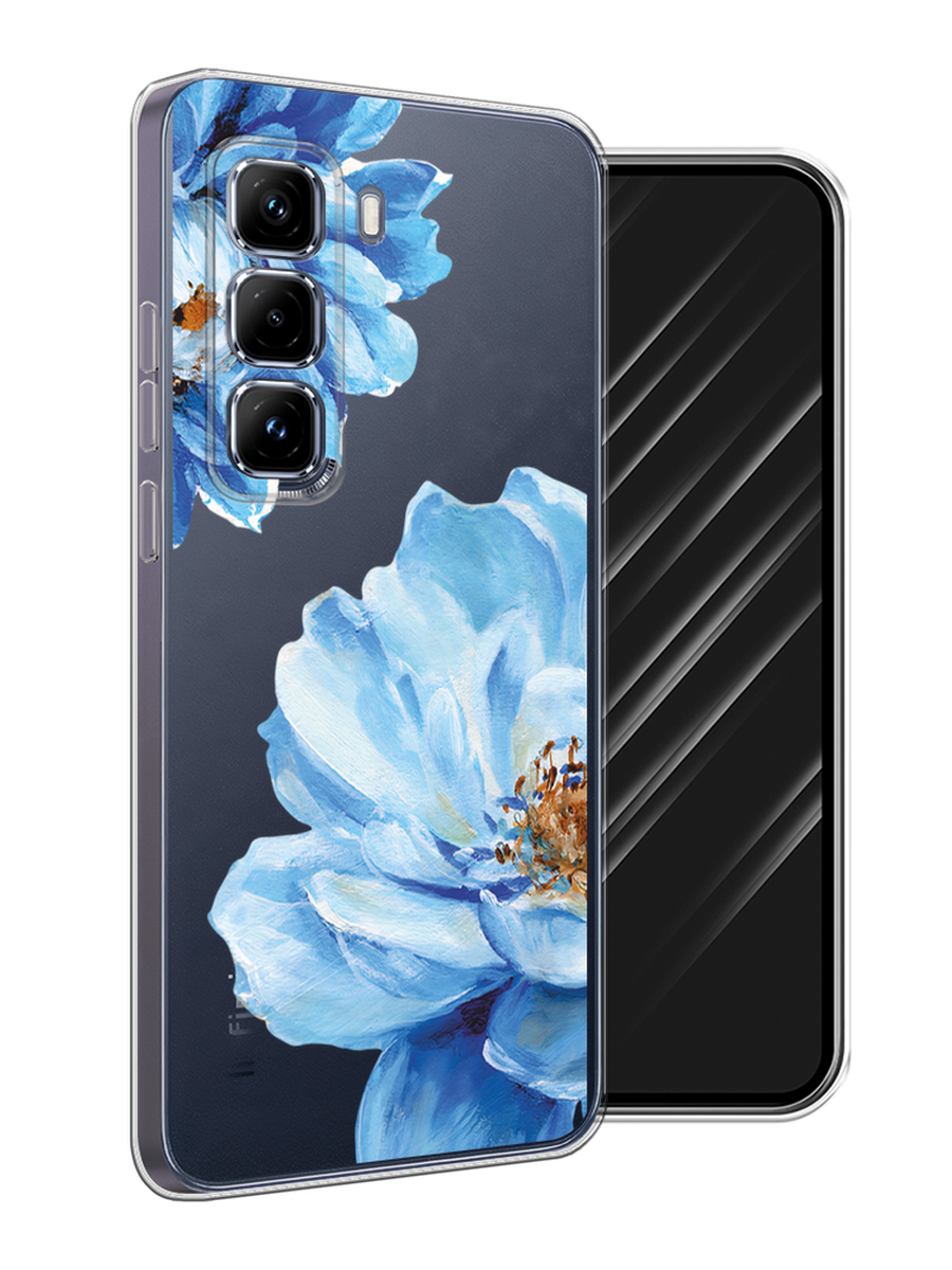 

Чехол Awog на Infinix Hot 50 Pro Plus "Голубые клематисы", Голубой, 3107050-1