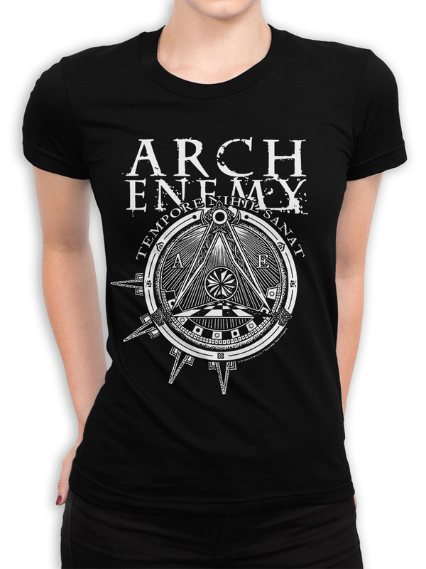 фото Футболка женская design heroes arch enemy черная 2xl