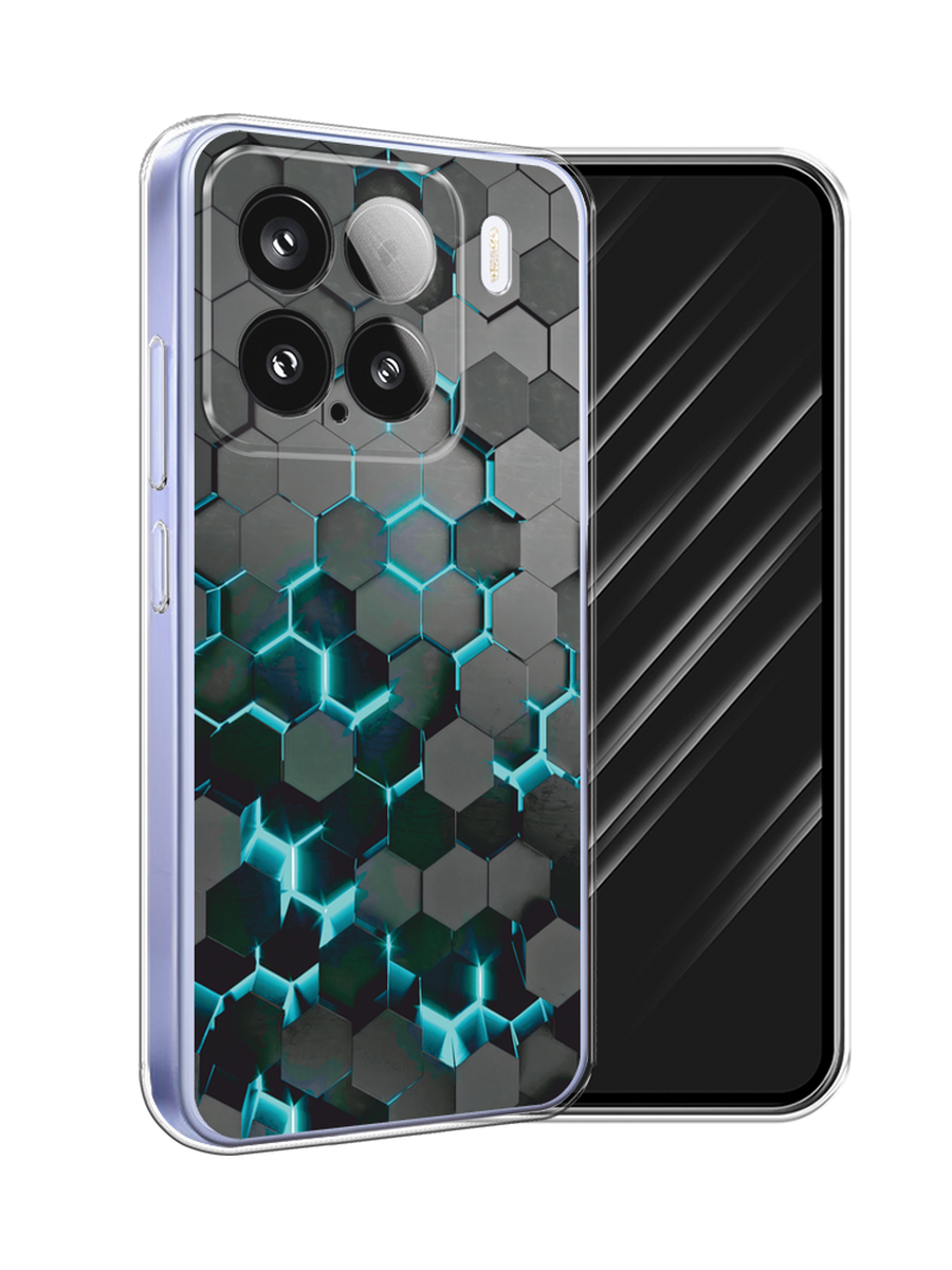 

Чехол Awog на Xiaomi 15 "Соты бирюзовые", Черный;бирюзовый;синий, 323650-1