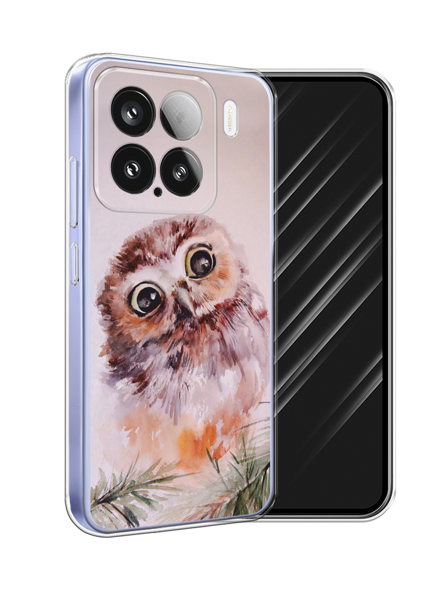 

Чехол Awog на Xiaomi 15 "Сова на розовом", Розовый;коричневый, 323650-1