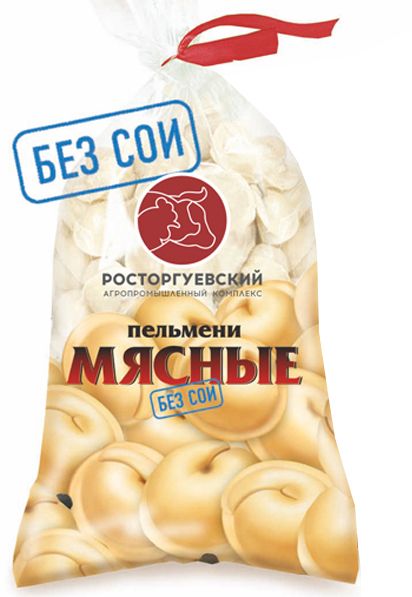 

Пельмени Росторгуевский Агропромышленный Комплекс мясные без сои 450 г