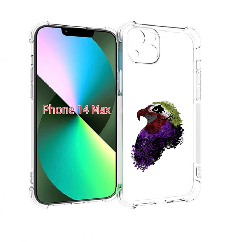 

Чехол MyPads Орел для iPhone 14 Plus (6.7), Прозрачный, Tocco