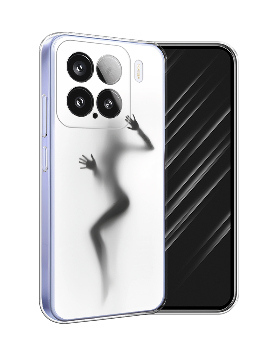 

Чехол Awog на Xiaomi 15 "Девушка в душе", Серый;белый;черный, 323650-1