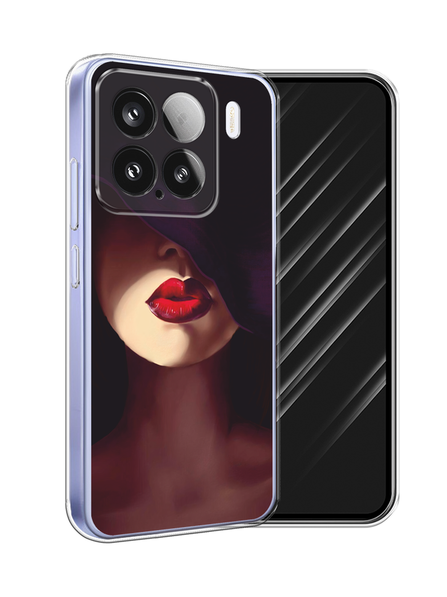 

Чехол Awog на Xiaomi 15 "Красные губы", Черный;бежевый;красный, 323650-1