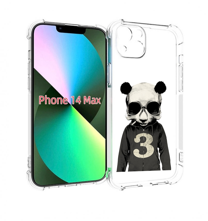 

Чехол MyPads Панда-в-костюме для iPhone 14 Plus (6.7), Прозрачный, Tocco