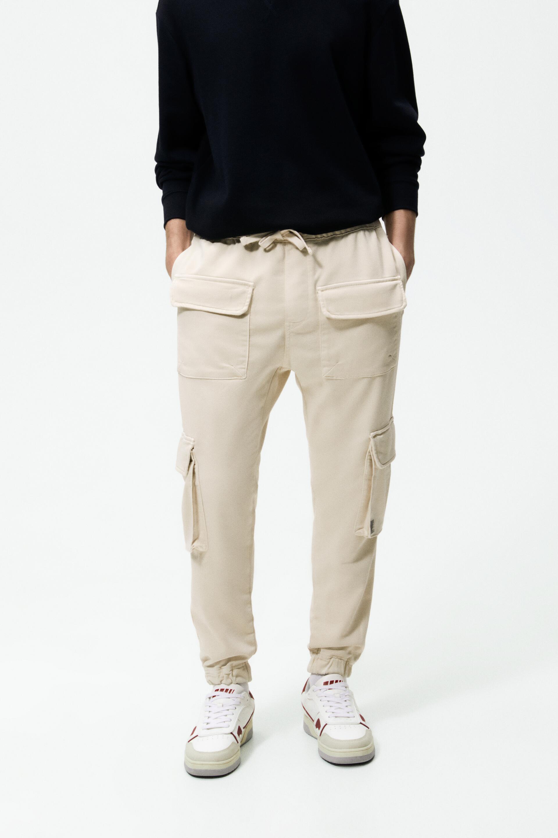 

Брюки мужские ZARA 05862333 бежевые XL, 05862333