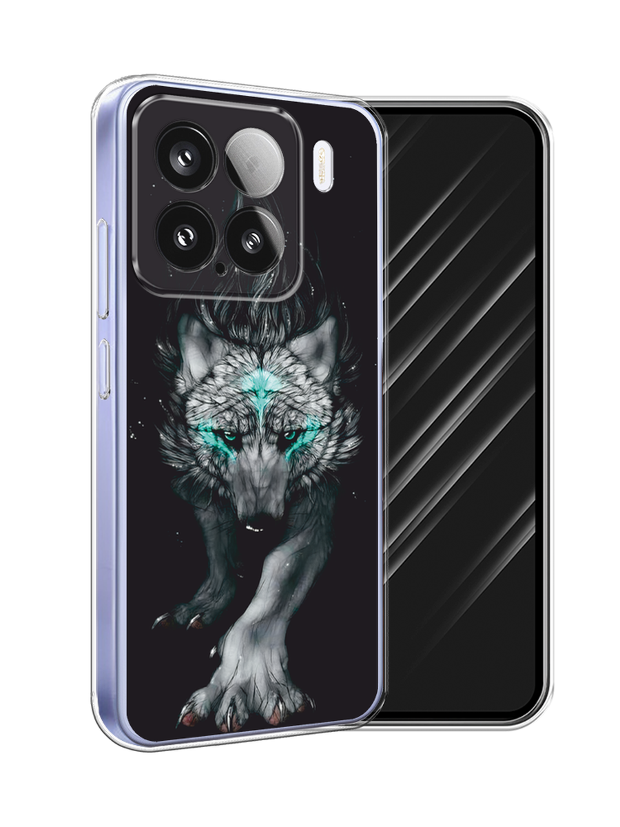 

Чехол Awog на Xiaomi 15 "Волшебный волк", Черный;серый, 323650-1