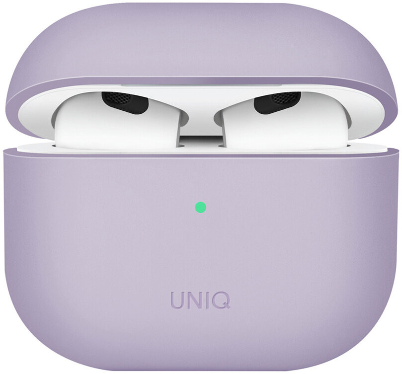 фото Чехол uniq lino liquid silicone для airpods 3 лавандовый -linolav)