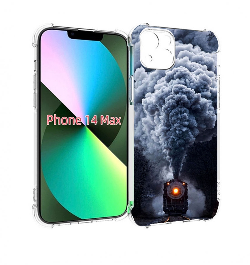 

Чехол MyPads Паровоз для iPhone 14 Plus (6.7), Прозрачный, Tocco