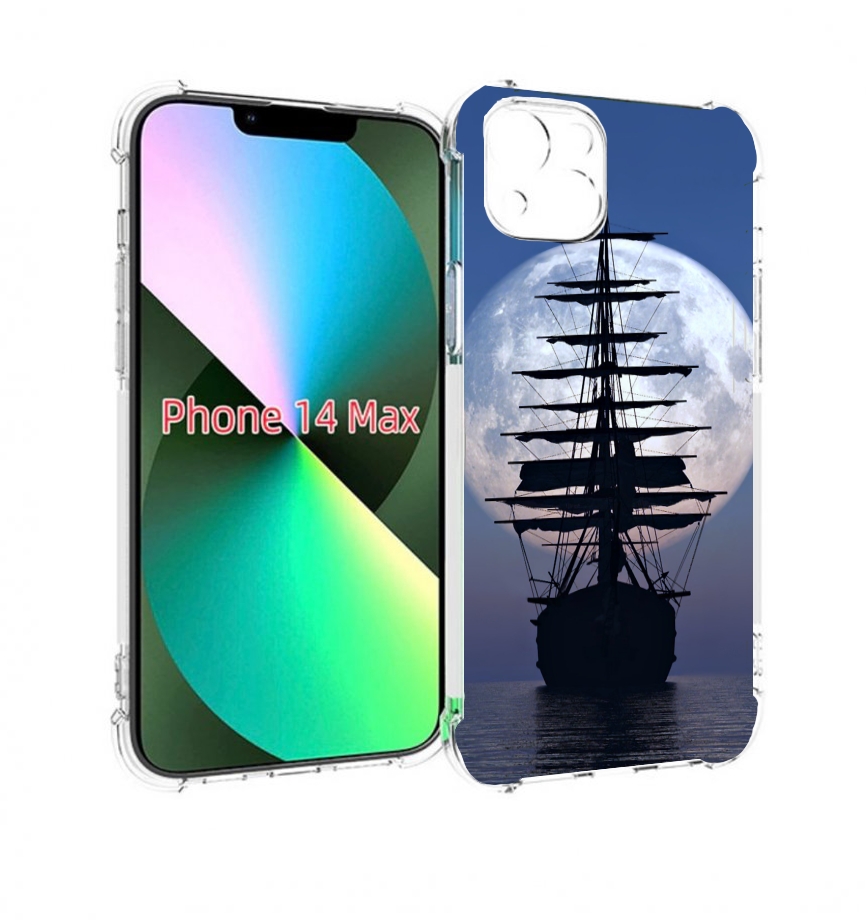

Чехол MyPads Парус-в-море для iPhone 14 Plus (6.7), Прозрачный, Tocco