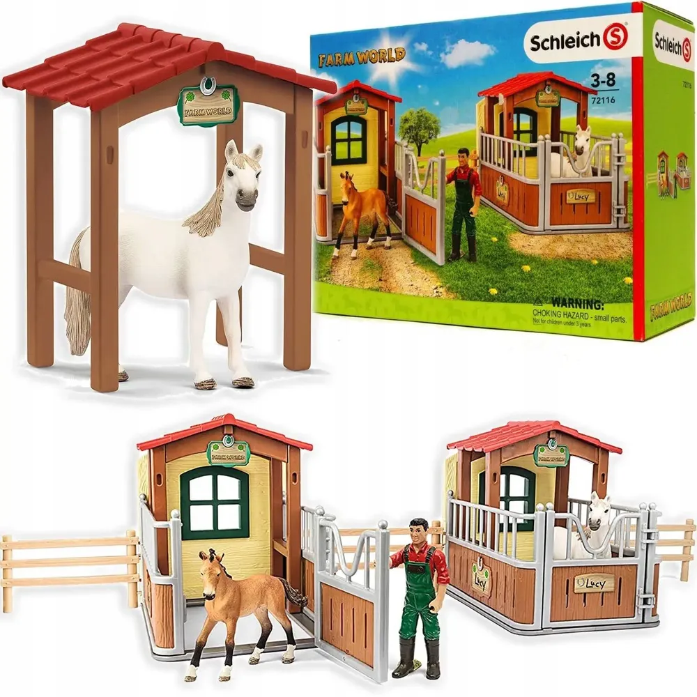 

Набор стойл для лошадей Schleich Stable Boxes 72116, Stable Boxes 72116