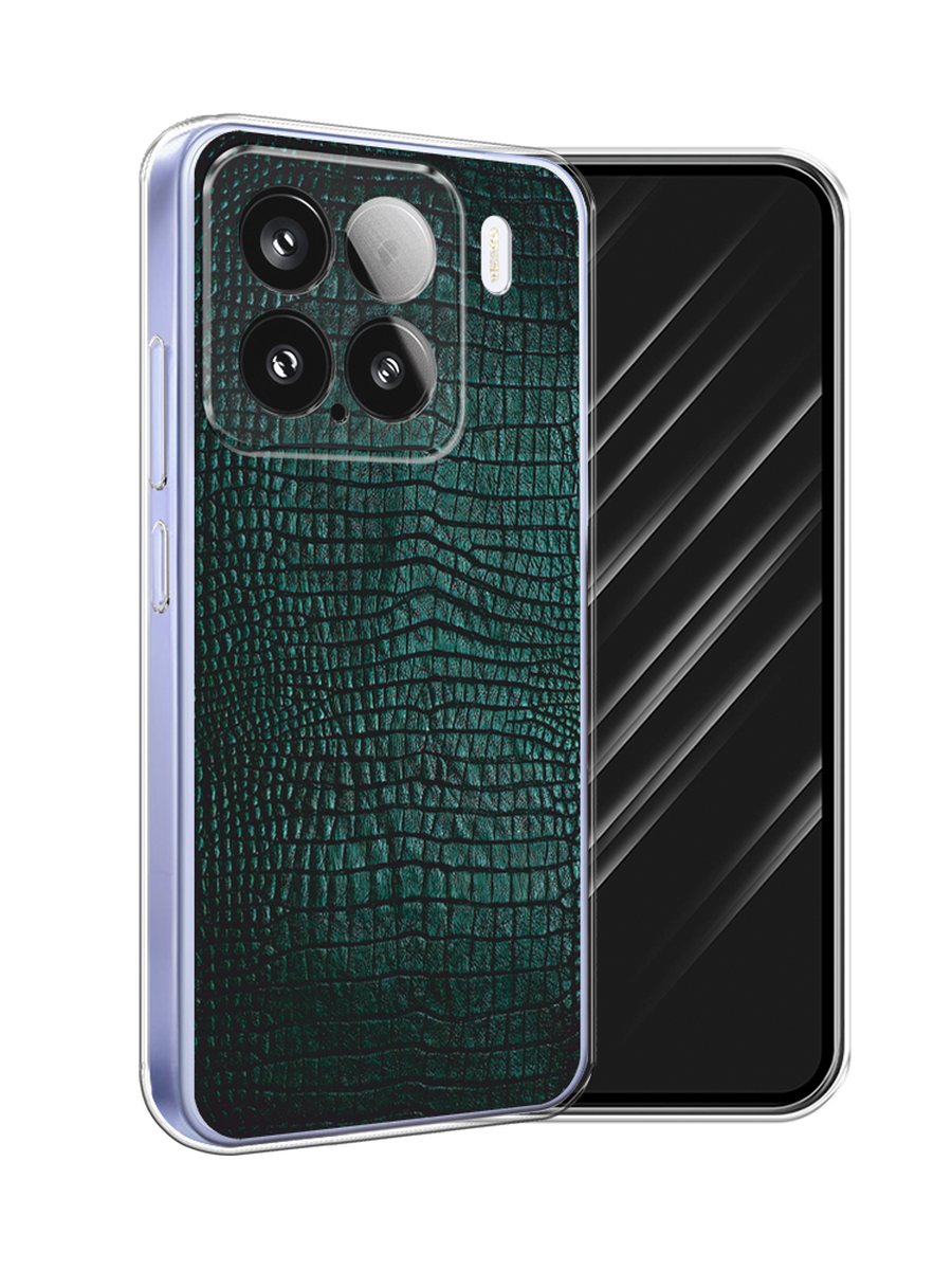 

Чехол Awog на Xiaomi 15 "Черная змея", Черный;серый;голубой, 323650-1